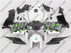 Honda CBR 600RR Graffiti Green Fairings