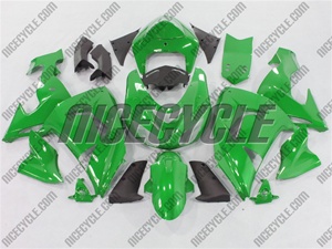 Kawasaki ZX10R Green Fairings