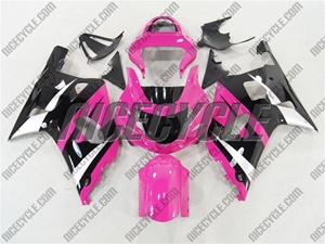 Pink/Black Suzuki GSX-R 600 750 Fairings