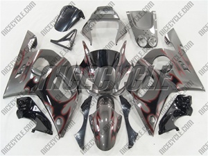 Yamaha YZF-R6 Wild Tribal Silver Fairings