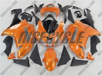 Kawasaki ZX6R Metallic Orange Fairings