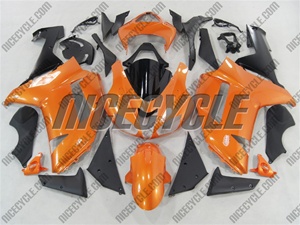 Kawasaki ZX6R Metallic Orange Fairings