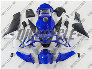 Deep Blue/Silver Honda CBR 600RR Fairings