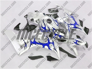 Honda CBR 1000RR Silver/Tribal Blue Fairings