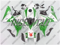 Honda CBR 1000RR Playboy Green Fairings