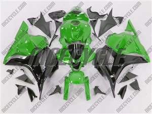 Green/Black Honda CBR 600RR Fairings