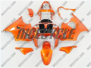 Kawasaki ZX6R Metallic Orange Fairings