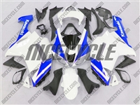 Kawasaki ZX6R Blue/White Fairings