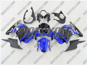 Blue Monster-ous Ninja 250R Fairings