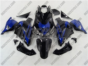 Kawasaki ZX14R Black/Blue Fairings