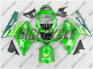 Green Movistar Suzuki GSX-R 600 750 Fairings