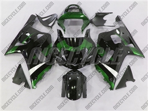 Deep Green/Black Suzuki GSX-R 600 750 Fairings