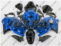 vil Blue Tribal Suzuki GSX-R 1300 Hayabusa Fairings