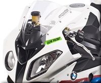 Hotbodies BMW S1000RR (2010-Present) GP Windscreen (Dual Radius) - Clear