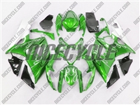 Suzuki GSX-R 1000 Metallic Green Fire Fairings