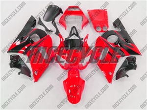 Yamaha YZF-R6 Red/Black Flame Fairings