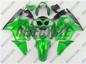 Kawasaki ZX12R Electric Green Fairings