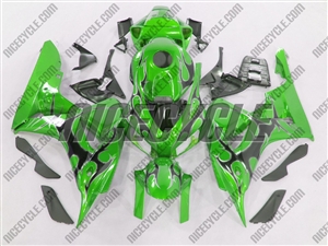 Honda CBR 1000RR Green/Black Tribal Fairings