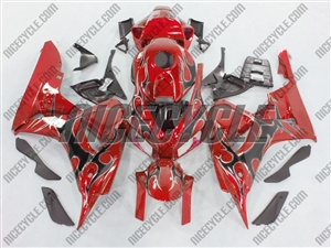 Honda CBR 1000RR Red/Black Tribal Fairings