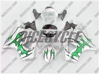 Honda CBR 954RR Green Tribal Fairings