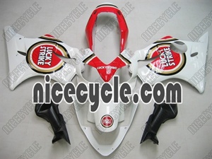 Honda CBR 600 F4i Lucky Strike Red Fairings