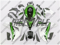 Honda CBR 1000RR Two Brothers Silver/Green Fairings