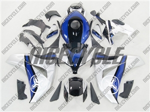 Honda CBR 1000RR Two Brothers Silver/Blue Fairings