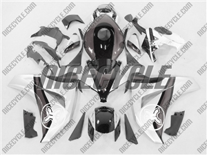 Honda CBR 1000RR Two Brothers Silver/Charcoal Fairings