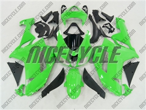 Kawasaki ZX6R Bright Green Fairings