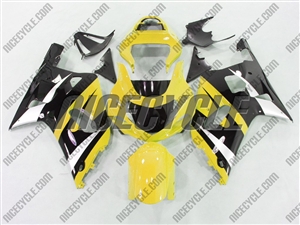 Yellow/Black Suzuki GSX-R 600 750 Fairings