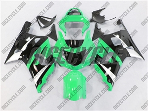 Mint/Black Suzuki GSX-R 600 750 Fairings