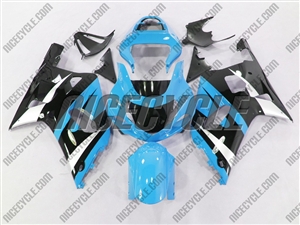 Sky Blue/Black Suzuki GSX-R 600 750 Fairings