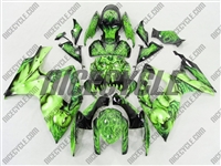 Evil Airbrushed Suzuki GSX-R 600 750 Fairings