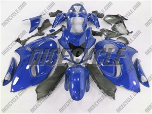 Deep Blue Suzuki GSX-R 1300 Hayabusa Fairings