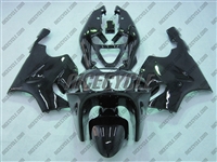 Motorcycle Fairings Kit - 1996-2003 Kawasaki ZX-7R Gloss Black Fairings | # 2228