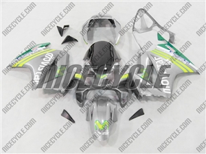 Silver Movistar Honda VFR 800 Fairings