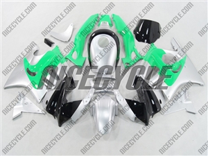 Honda CBR 600 F2 Mint Green/Silver Fairings