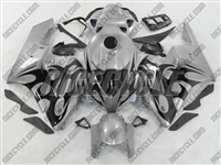 Honda CBR 1000RR Silver/Black Tribal Fairings