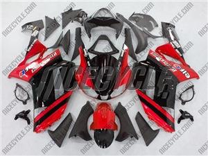 Kawasaki ZX6R etallic Red Monster-ous Fairings