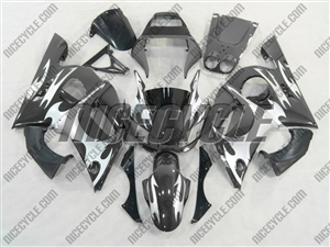 Yamaha YZF-R6 Silver Tribal Fairings