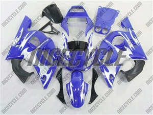 Yamaha YZF-R6  Blue/Silver Tribal Fairings