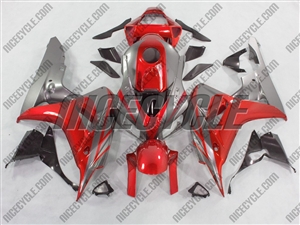 Honda CBR1000RR Metallic Red/Silver Fairings