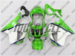 Honda RC51/VTR1000 Green/White Fairing