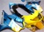 Metallic Blue/Yellow Honda CBR 600 F4 Fairings