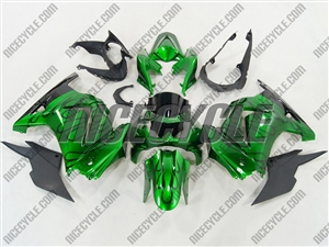 Candy Green Flame Ninja 250R Fairings