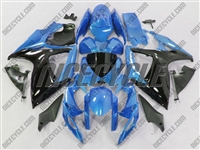 Metallic Blue Suzuki GSX-R 600 750 Fairings