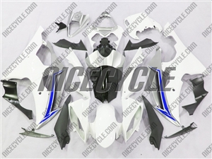 Yamaha YZF-R6 White/Blue Fairings