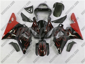 Yamaha YZF-R1 Red Flames Fairings