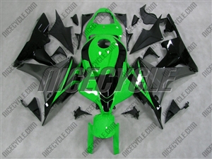 Honda CBR600RR Green/Silver Fairings