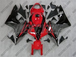 Red/Silver Honda CBR600RR Motorcycle Fairings